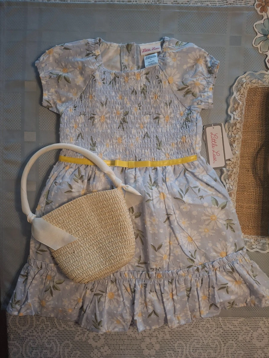 Robe De Fête Little Lass - Fille - Taille 4T - Neuf Avec Étiquettes - Pour Anniversaire Ou Cérémonie