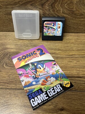 Sonic the Hedgehog 2 (Sega Game Gear, 1993) with Manual | eBay
