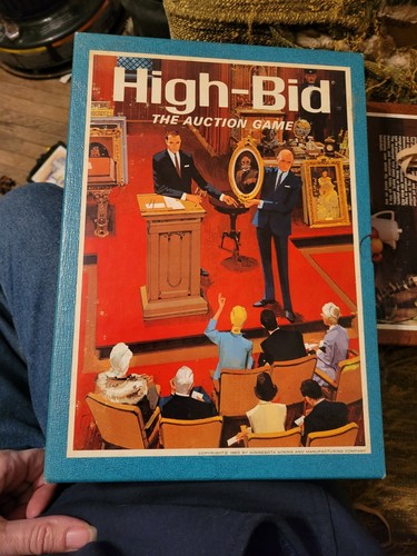 Juego High Bid the Auction de colección de 3M estantería juego de estrategia 1965 - Imagen 1 de 6