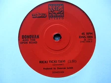 Donovan And Open Road  - Ricki Ticki Tavi / Roots of Oak  7"  Single Excellent
