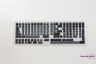 Oblivion 143 Keycaps Black Gray Cherry height Dye-sub PBT for Cherry MX Keyboard
