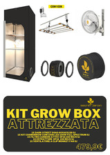SECRET JARDIN ⛺ KIT GROW BOX 🌿 ATTREZZATA COMPLETA FULL SPECTRUM 60X60X158CM 🆕
