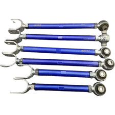 Autojack 6pcs Of Adjust Rear Cambertoetrailing Arms Fo Infiniti Q50l Q70 Q70l
