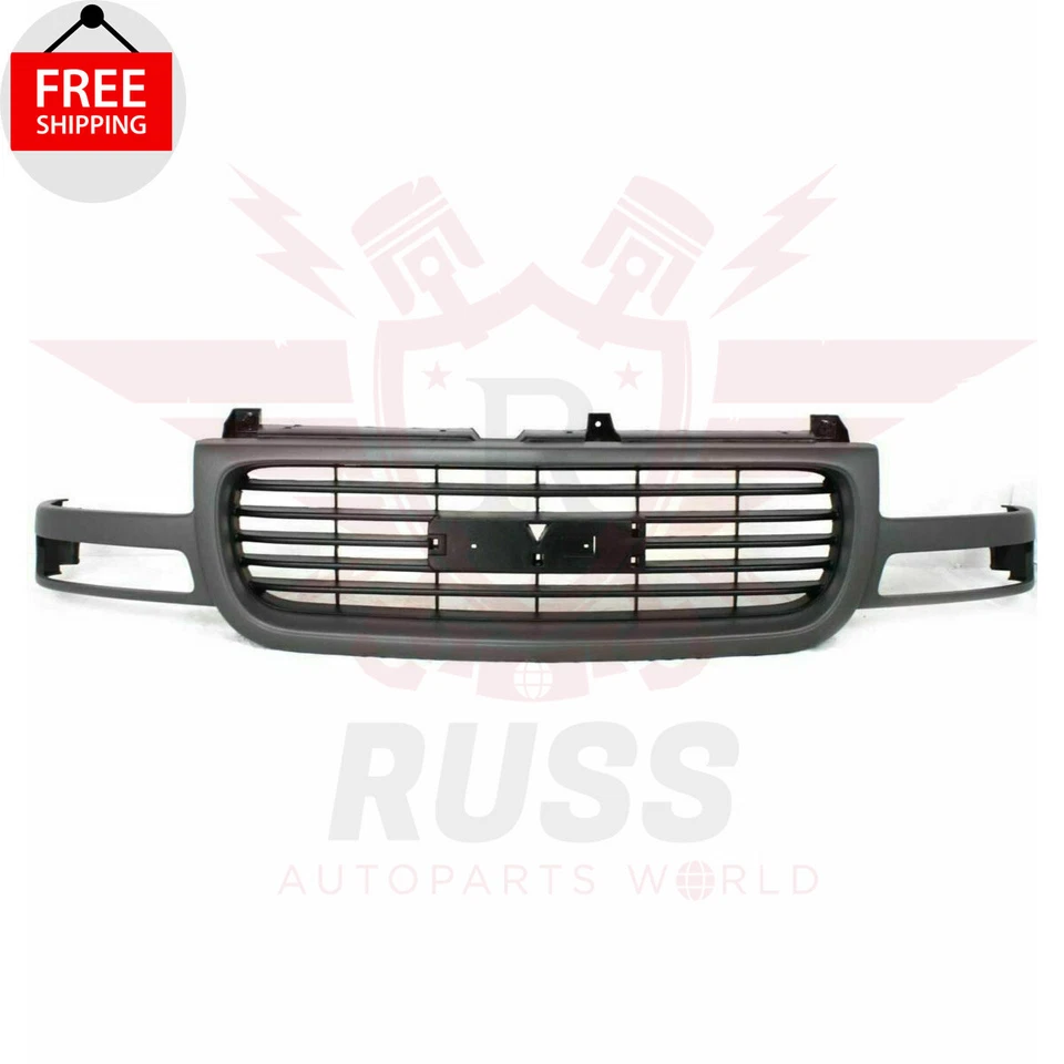 New Front Grille Gray Frame Black Insert Fits 1999-2006 GMC Yukon/XL GM1200429 Foto 2 de 4