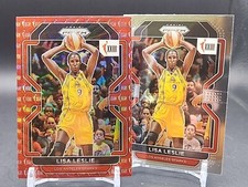 Lisa Leslie - 2022 WNBA Prizm - Ruby Wave And Base #167 W25 - Los Angeles Sparks