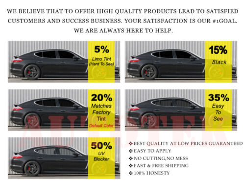 PreCut All Sides + Rear Window Film Any Tint Shade For Jaguar F-PACE 2017-2023 - Bild 5 von 9