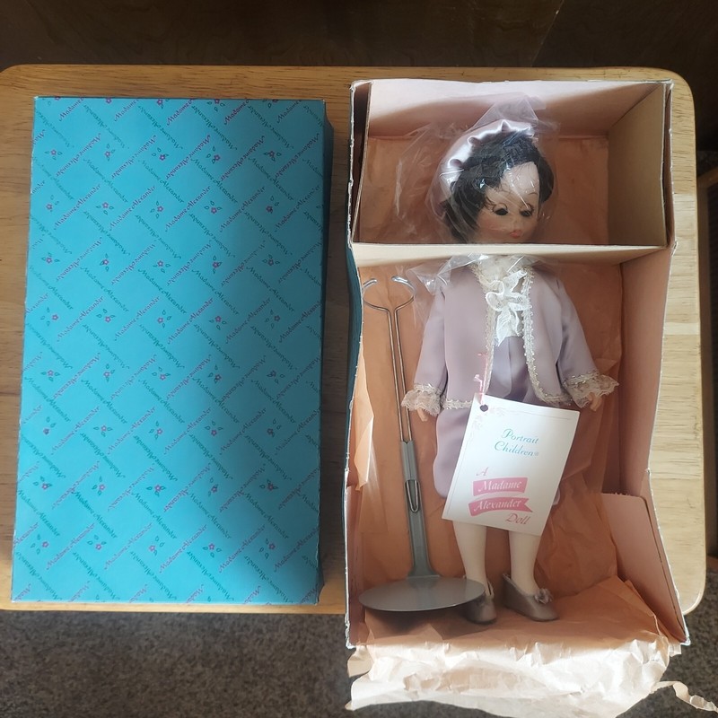 Madame Alexander ~  Blue Boy 11 inch Tall Doll ~ original box and tissue paper