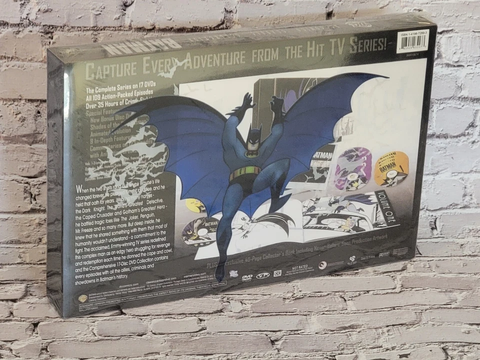 BATMAN The Complete Animated Series DVD ( 17 Disc Collectors Edition ) Brand New - Image 2 of 2