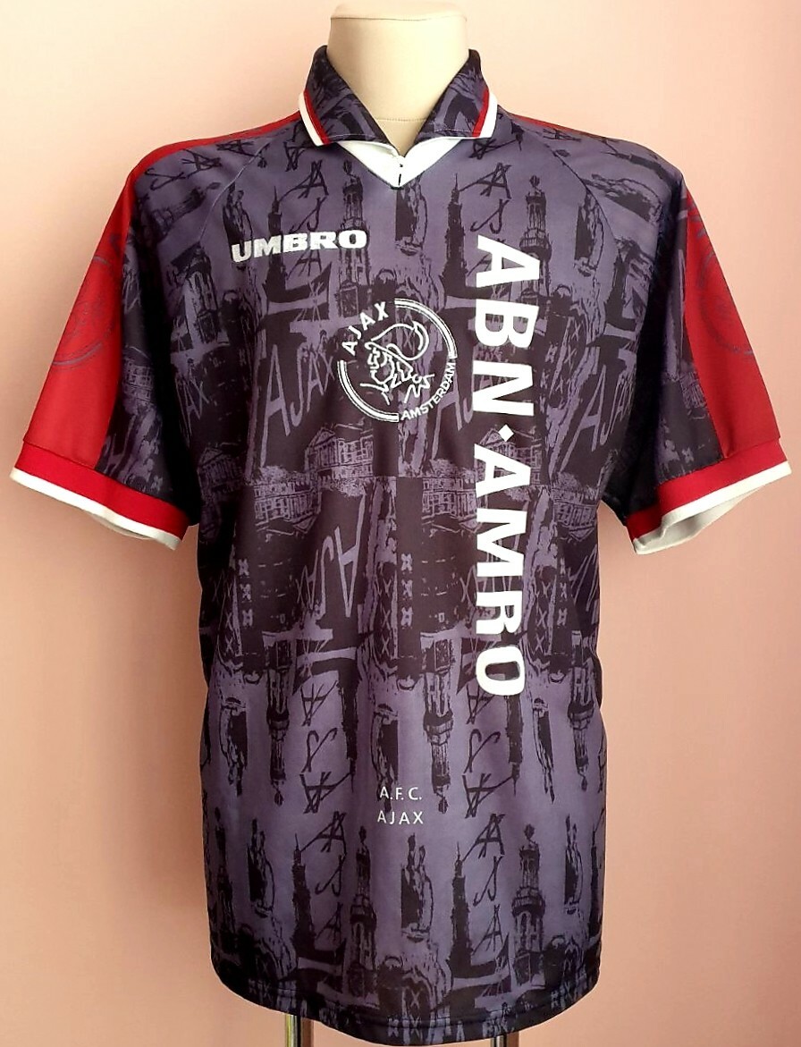 Ajax 1996 - 1997 Away football Umbro shirt #18 Musampa | eBay