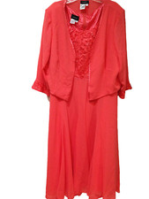 Mother of Bride Groom Women's Wedding Church Dinner jacket dress plus 16W1X 180