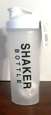 CLEAR 20 OUNCE SHAKER BOTTLE