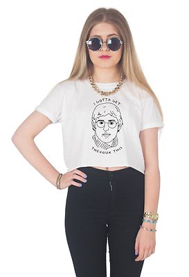 I Gotta Get Theroux This Crop Top Fashion Cute Tumblr Grunge Louis Funny 