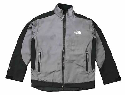 The North Face Summit Series Windstopper Men s Gray & Black Full Zip Jacket Sz S