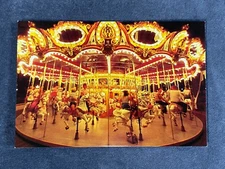 King Arthur Carousel Disneyland Postcard Unused Vintage