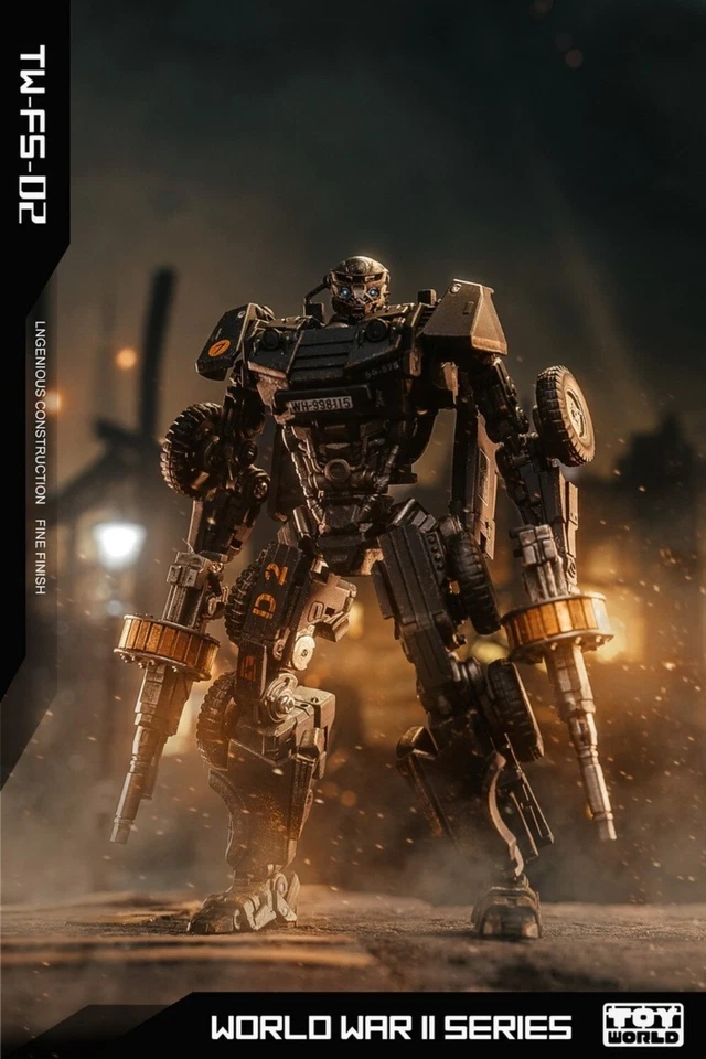 Toyworld TW-FS-02 Вторая мировая война серия Sizzle Transform Toys экшн-фигурка ПОПУЛЯРНАЯ! - Изображение 2 из 4