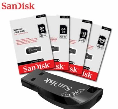 SanDisk Ultra Shift 32GB 64GB 128GB 256GB Chiavette USB 3.0 Unità Flash Drive IT