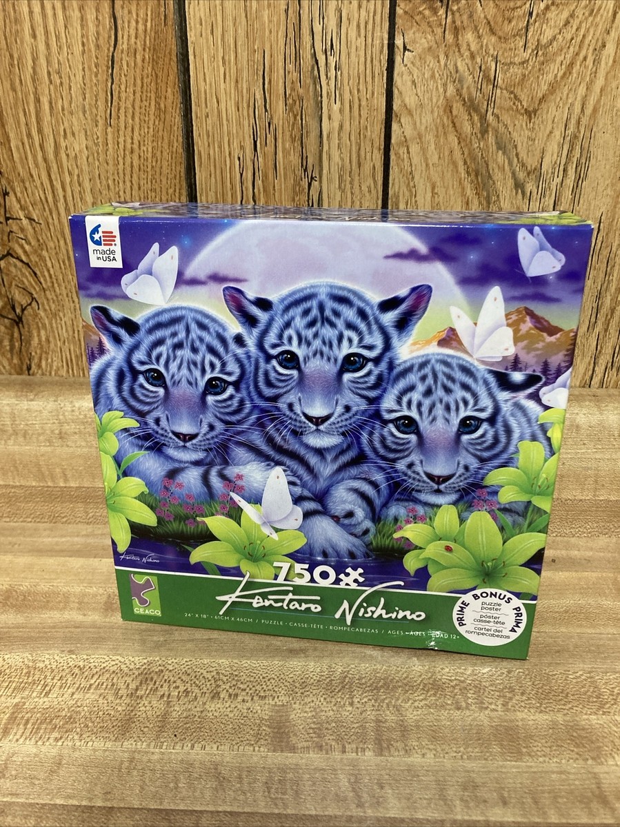 Ceaco Puzzle Kentaro Nishino - Tiger Cubs New | eBay