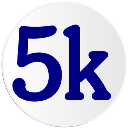 5k-circle-sticker-decal-3-inch-marathon-runner-run-ebay