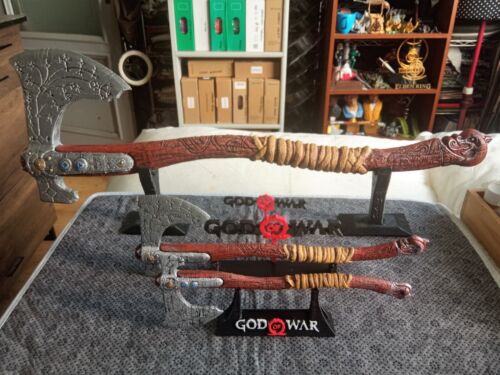HACHA LEVIATHAN GOD OF WAR CON EXPOSITOR pequeña - Picture 1 of 7
