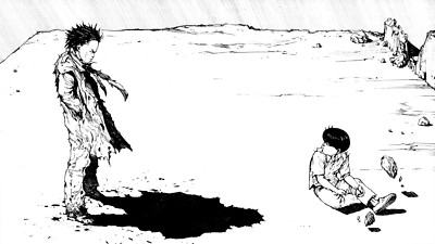 Anime akira katsuhiro otomo monochrome factor Custom Gaming Mat Desk