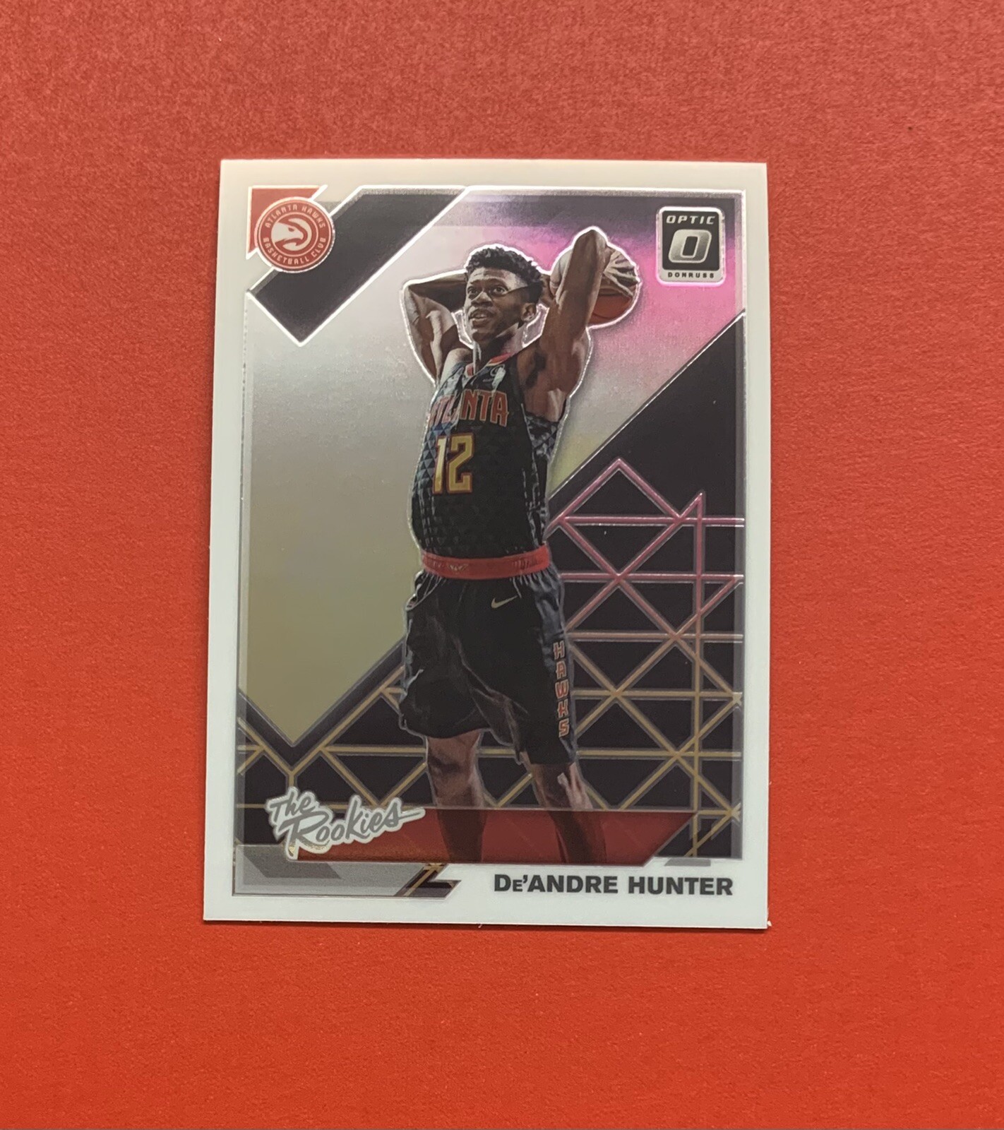 2019-20 Donruss Optic The Rookies #4 DE'ANDRE HUNTER RC Hawks