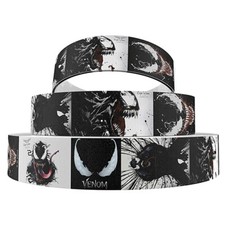 Venom Themed 1" Wide Repeat Ribbon Sold in Yard Lots