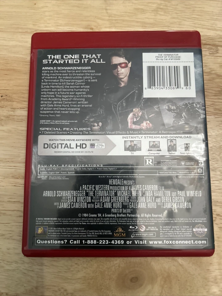 Terminator 4 film collection Blu ray & Dvd Judgement Day Genisys 1 & 2 - Image 3 of 4