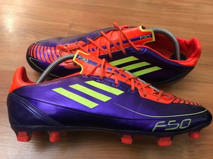 purple adidas football boots