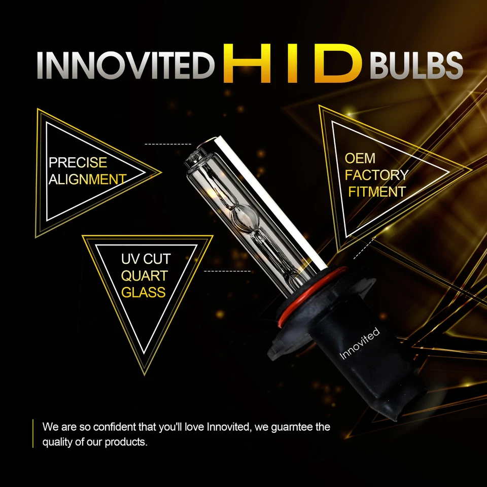 Innovited AC 55w HID Kit H4 H7 H11 H13 9003 9005 9006 9007 6000K Hi-Lo Bi-Xenon - Image 3 of 4