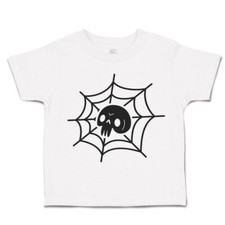 Halloween Toddler T-Shirt Skill in The Web Cotton Grave Boy  Girl Clothes
