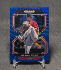 Brayan Bello Blue Wave Rookie 2022 Panini Prizm Draft Picks Card #PDP124 Red Sox