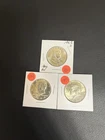 Lot of (3) Silver Half Dollars 1969 And 1963