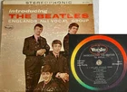 Introducing The BEATLES Vers. 1 Orig 1964 VJ Lp with a real Vers. 2 STEREO Cover