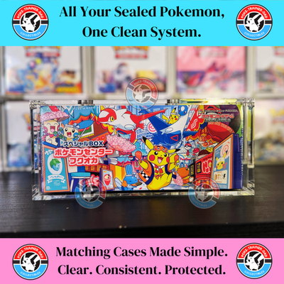 Acrylic Case Pokémon Center Tohoku Hiroshima Fukuoka Special Box