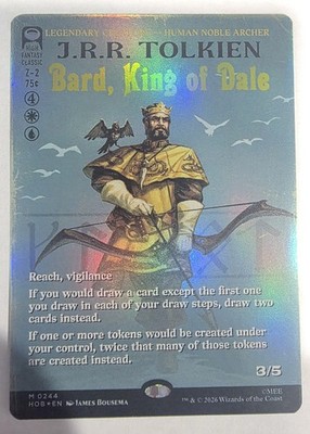 Bard, King of Dale 0244 Borderless Foil Mythic English LOTR MTG