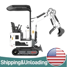 13.5HP Mini Excavator Small Digger with Extending Undercarriage,Thumb  Free ship