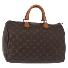 LOUIS VUITTON Monogram Speedy 35 Hand Bag M41524 LV Auth 152983