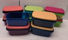 Fit And Fresh 1/2-Cup Snack Set 9 Reusable Containers Lunch Portion Pre-owned  — photo 1
