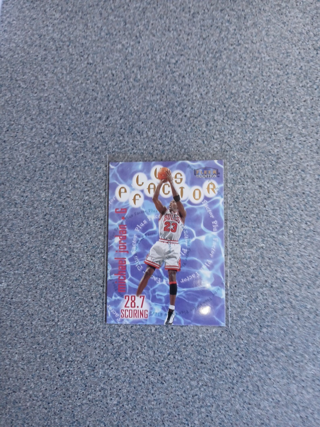 Michael Jordan 1998 1999  Fleer Tradition Plus Factor # 142