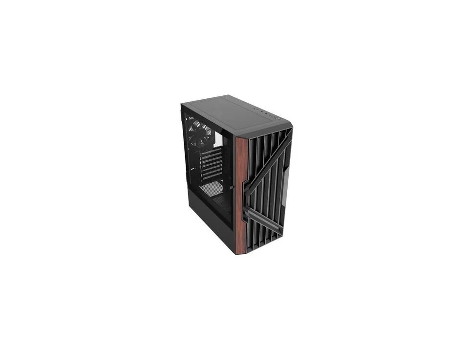 DIYPC DIY-G18-WD Black USB3.0 /Type C ATX Mid Tower Gaming Computer Case w/ - Image 3 of 4