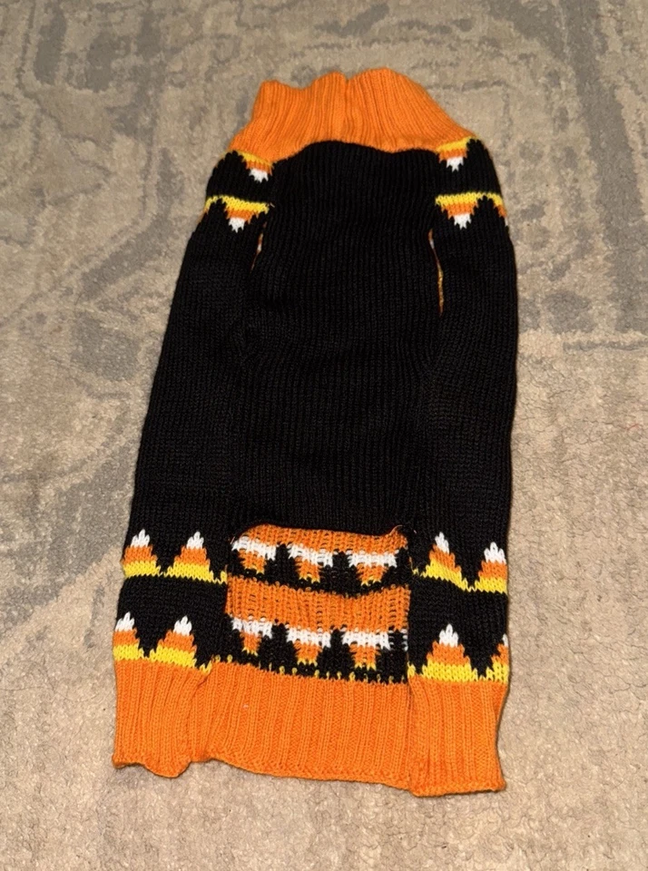 "Suéter calabaza Wagsbone nuevo sin etiquetas para perro de Halloween talla mediana 14"" de longitud" Foto 2 de 4