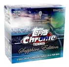 2021 Topps Chrome International Tennis Sapphire Factory Sealed Box 32 Cards