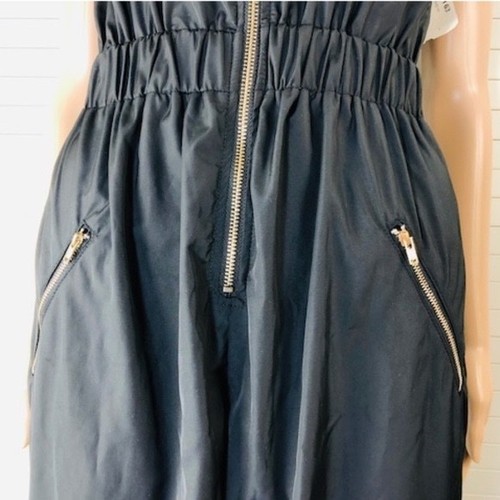 KTOO Women Sleeveless Aviator Jumpsuit Black Romper NWT Size M - Picture 5 of 12