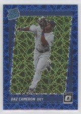 2021 Donruss Optic Rated Rookie Blue Velocity Prizm 23/99 Daz Cameron #85 0s1o