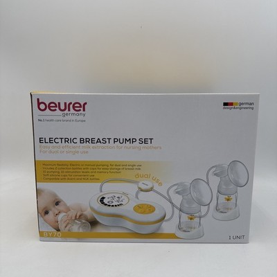Beurer BY70 Dual Wearable Breast Pump, Avent & Nuk Compatible, 10 Pump Levels