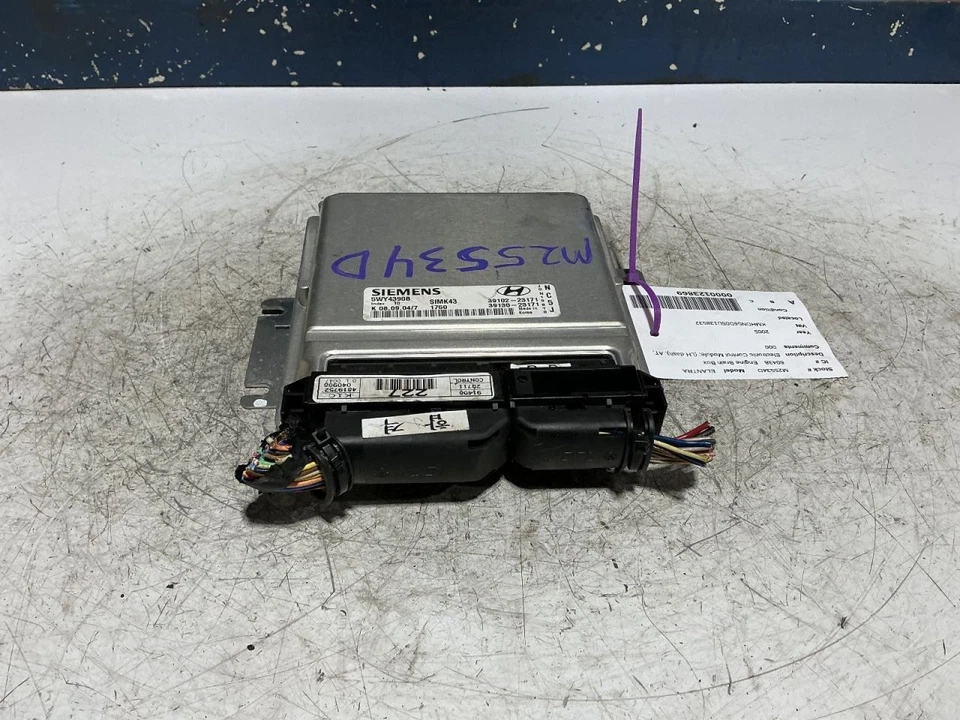 Módulo de control electrónico ECM del motor tablero izquierdo compatible con 04-06 ELANTRA 849089 Foto 4 de 4