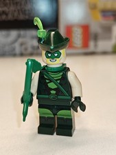 NUEVO DC Superhéroes Flecha Verde Personalizado Lego Minifigura Sombrero Con Pluma Clásico