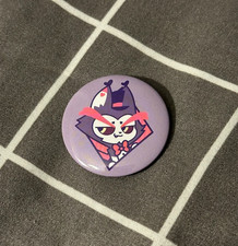 Official Husk Hazbin Hotel Hot Topic Mystery Button - Pastel Chibi Blind Bag