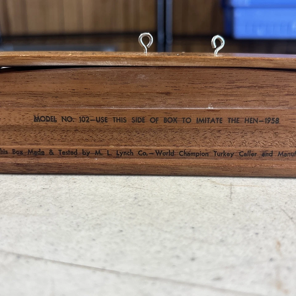 Lynch's Campeón del Mundo Turquía Llamar Modelo 102 De Colección, Liberty, 1958  Foto 3 de 4