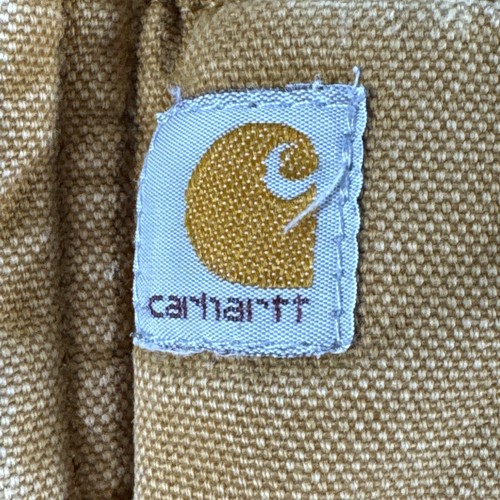 Carhartt Jacket Kids Size 4T Brown Canvas Quilt Lined Full Zip Hooded Distressed - Picture 6 of 24